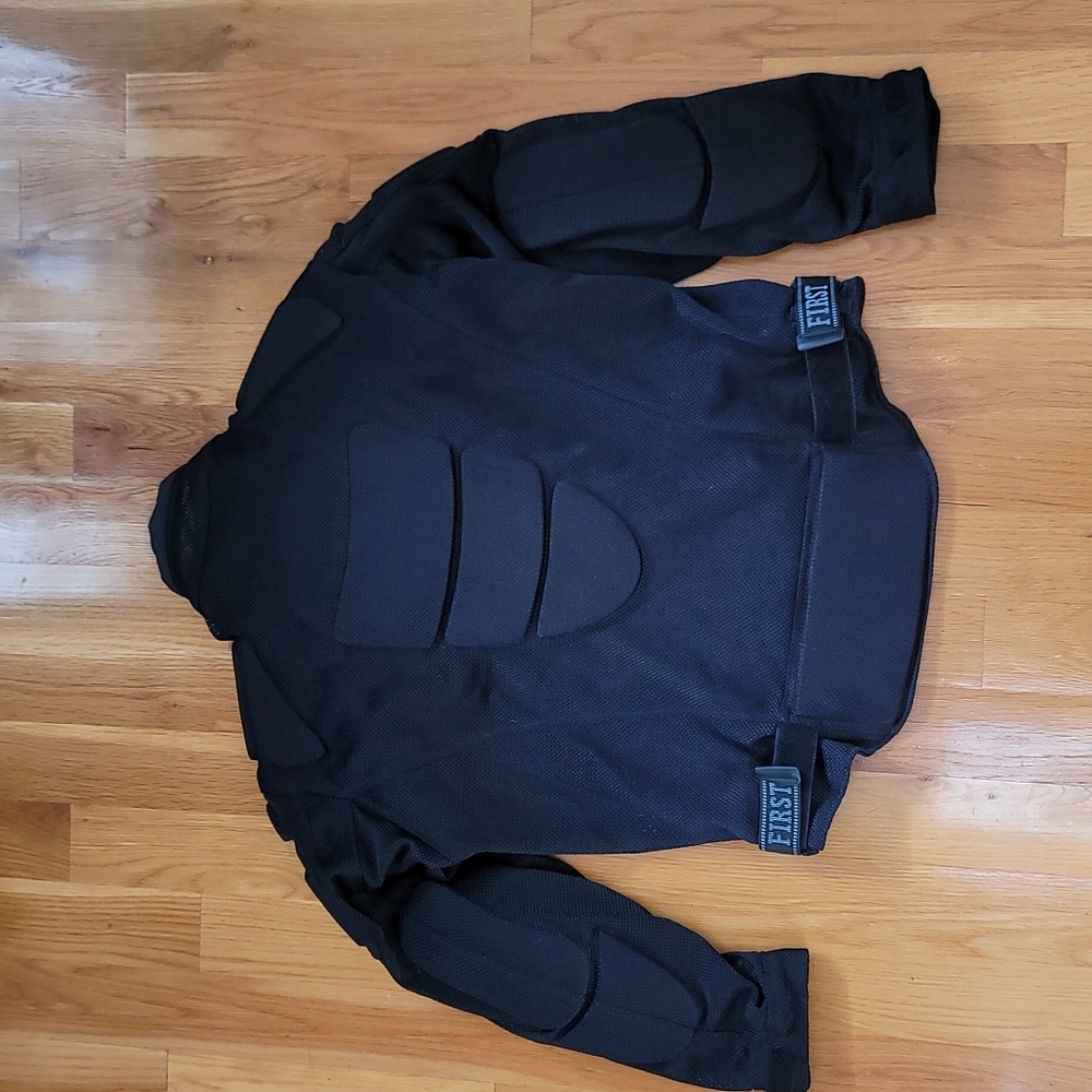 First Racing Motorcycle Jacket, Black, Size Large - Picture 8 of 11